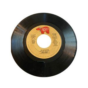 Vintage 7” 45 RPM vinyl record Bee Gees love you inside out I'm satisfied